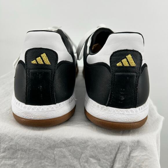 EUC Mens Black White Gum Adidas Samba Millennium Leather Shoes Sz 13.5 088559 main image 6